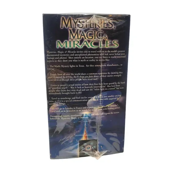 Mysteries Magic & Miracles VHS Collection 10 Volume Box Set Occult 1996 SEALED